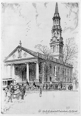 St. Paul's Chapel, 1906