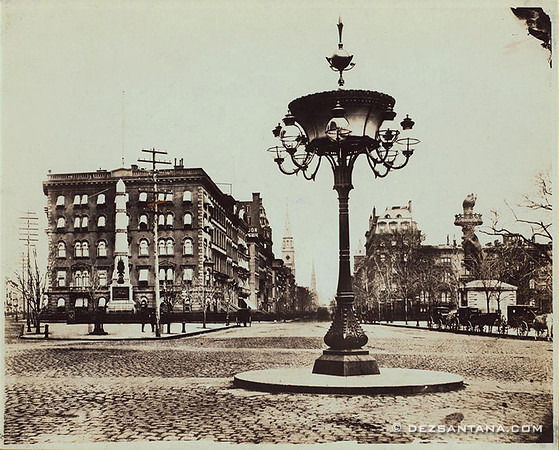 Broadway & 5th Avenue, 1884