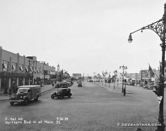 Northern Blvd & Main Street, 1939