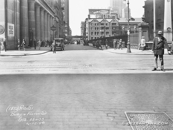 Broadway & Fulton Street, 1928