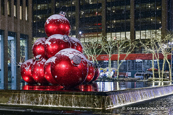 Snow Covered Balls