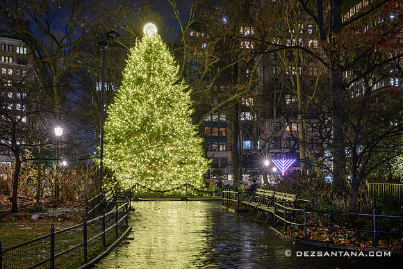 Madison Square Park Christmas & Hanukkah