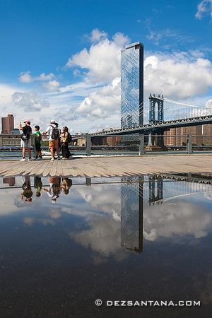 Manhattan Bridge Reflection