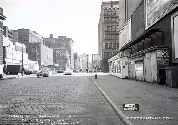 Lafayette Street & Bond Street, 1960