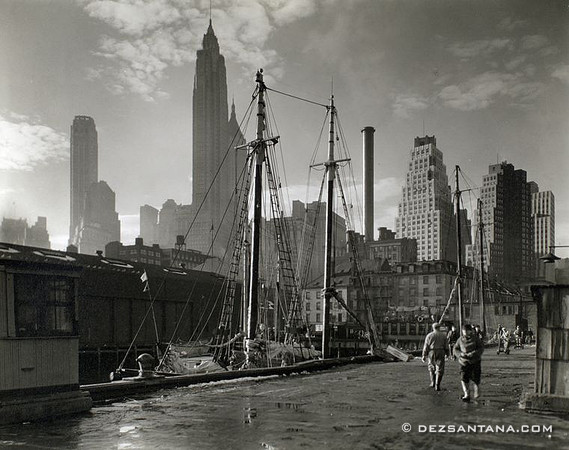 Fulton Street Dock, 1935