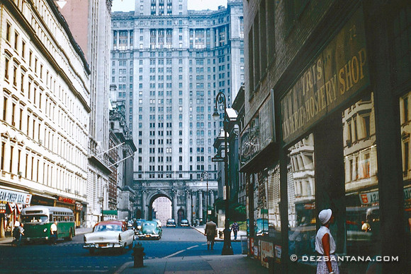 Chambers Street & Broadway, 1954