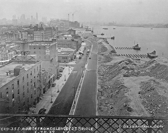 North From Williamsburg Bridge, 1937