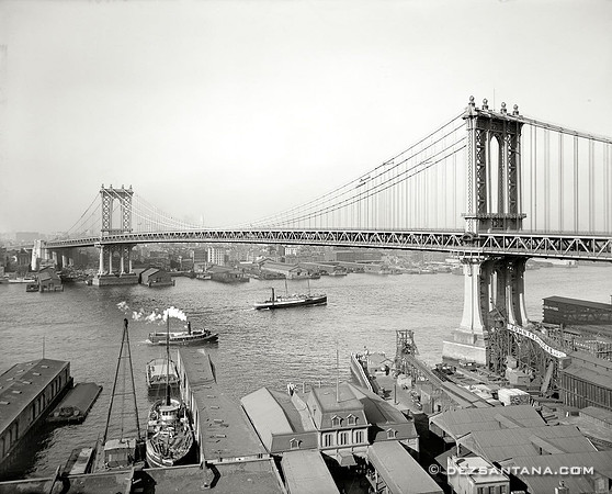 Manhattan Bridge, 1910