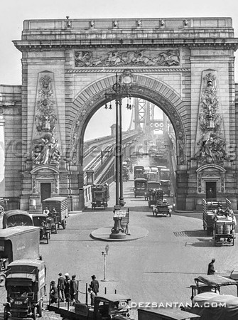 Manhattan Bridge Entrance, 1914