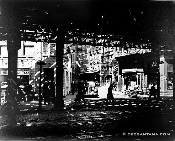 Bowery & Doyer Street, 1935