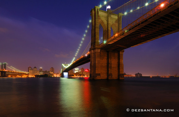 Brooklyn  Bridge Waterfall