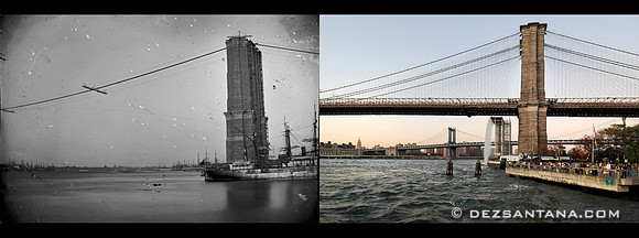 Brooklyn Bridge: Then & Now