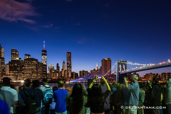 Brooklyn Bridge Lit