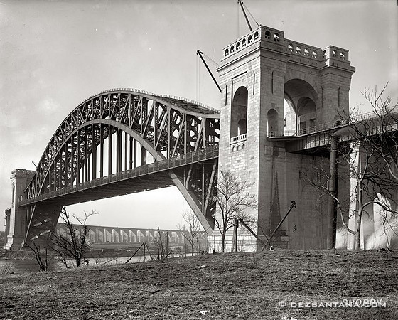 Hell Gate Bridge, 1915