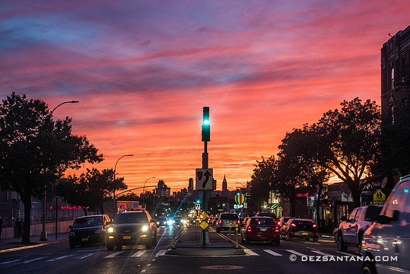 Fiery Sunset