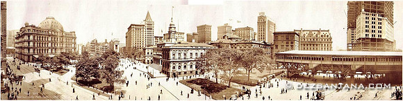 Park Row Panorama, 1911