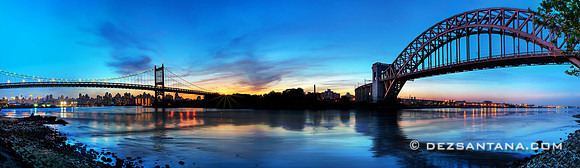Triboro & Hell Gate Bridges HDR